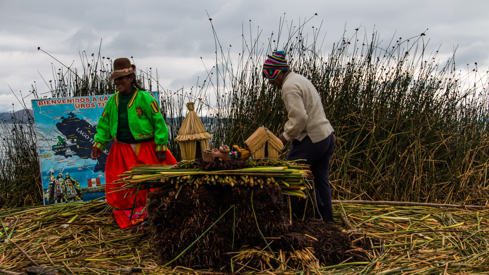 Islas Uros, Titikaka-See, Puno, Peru, 2015