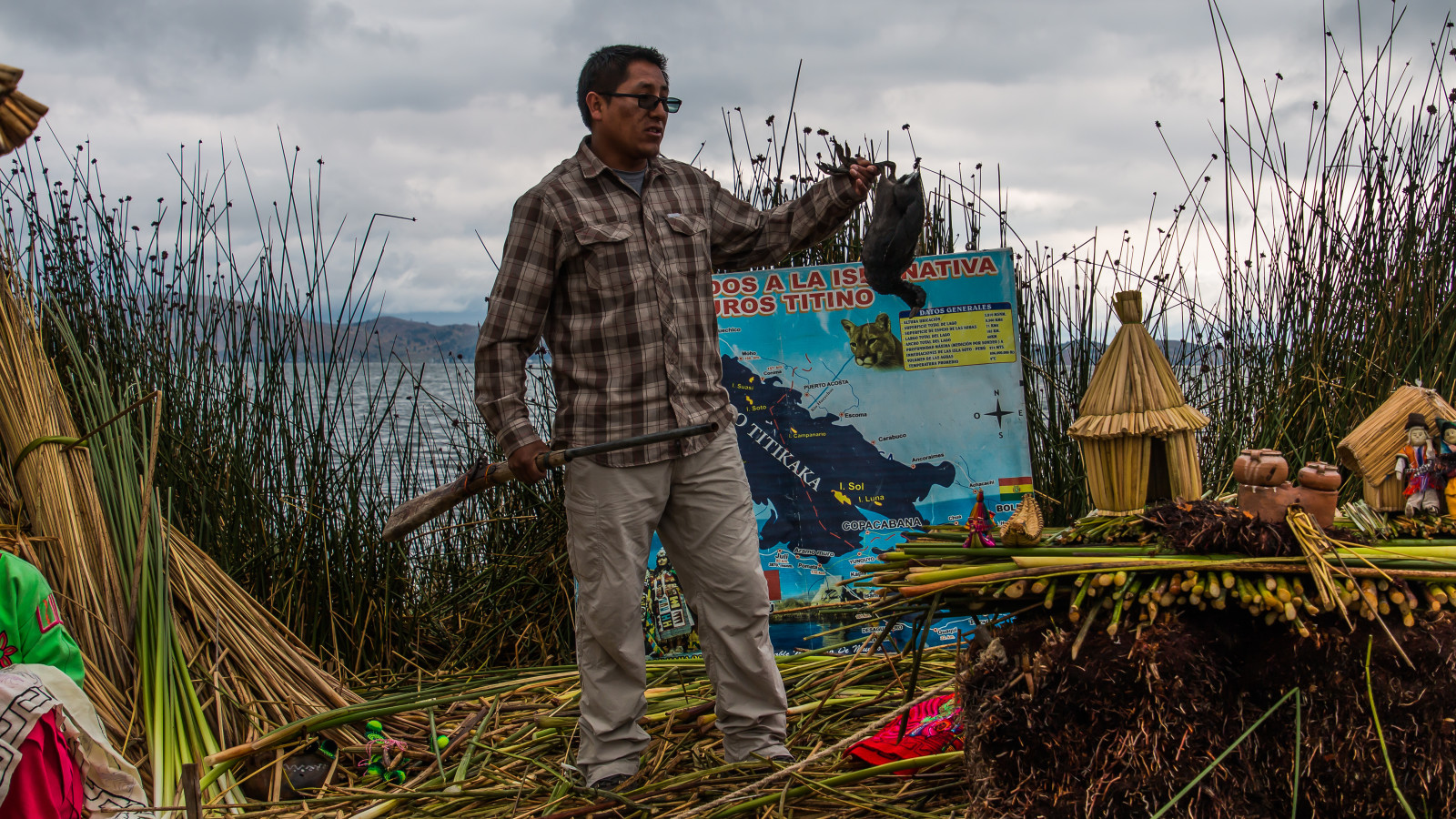 Islas Uros, Titikaka-See, Puno, Peru, 2015