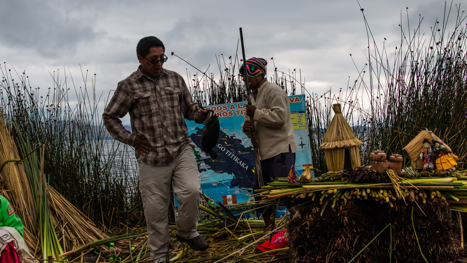 Islas Uros, Titikaka-See, Puno, Peru, 2015