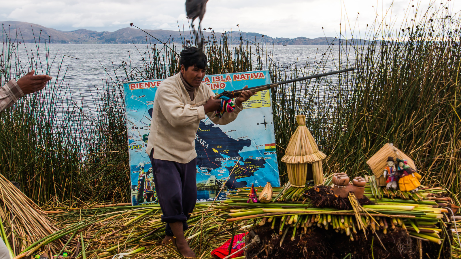 Islas Uros, Titikaka-See, Puno, Peru, 2015
