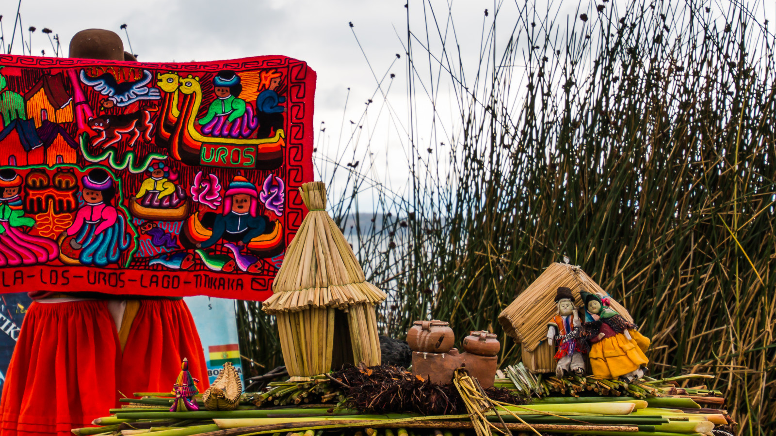 Islas Uros, Titikaka-See, Puno, Peru, 2015