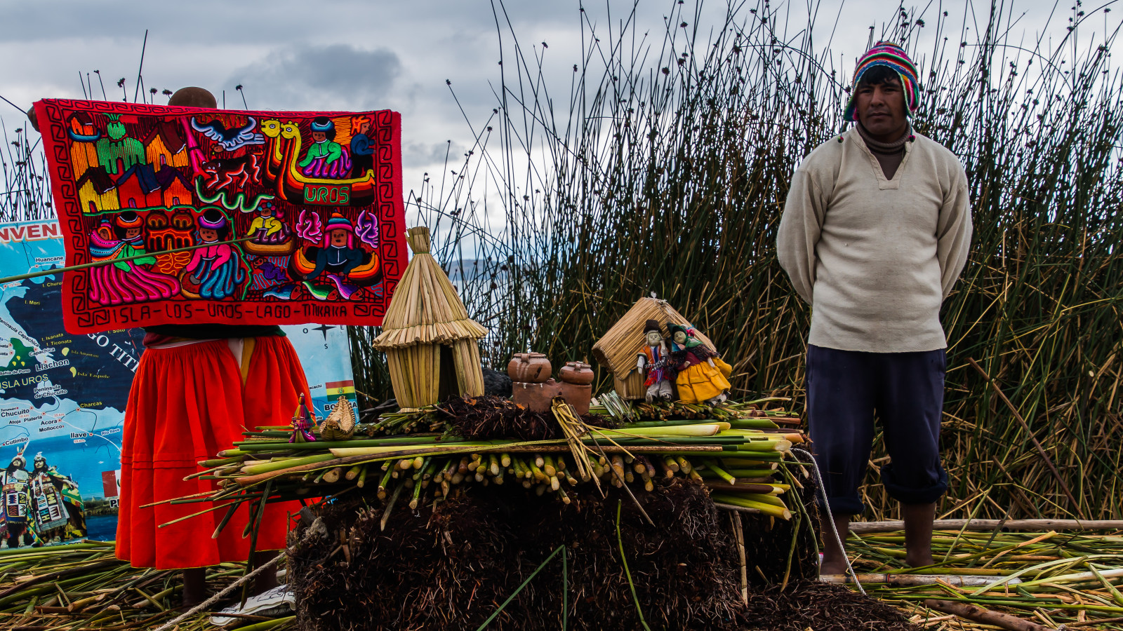 Islas Uros, Titikaka-See, Puno, Peru, 2015