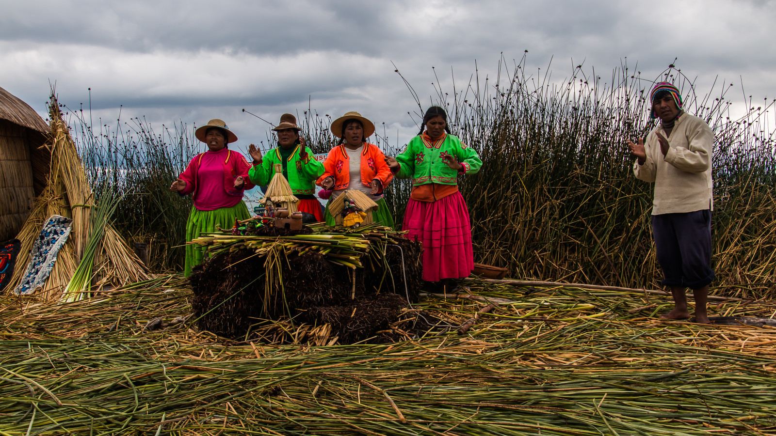 Islas Uros, Titikaka-See, Puno, Peru, 2015