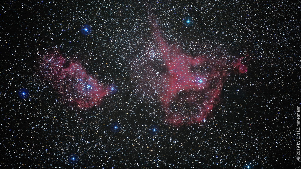 IC 1805 Heart & Soul Nebula