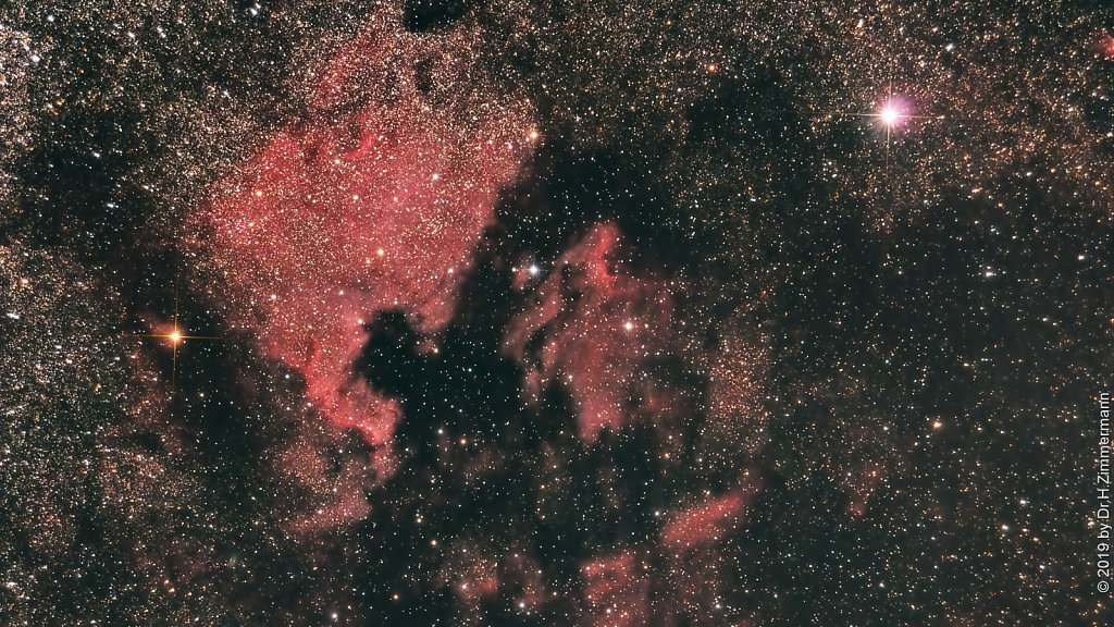 NGC7000 - North America Nebula & Pelican Nebula