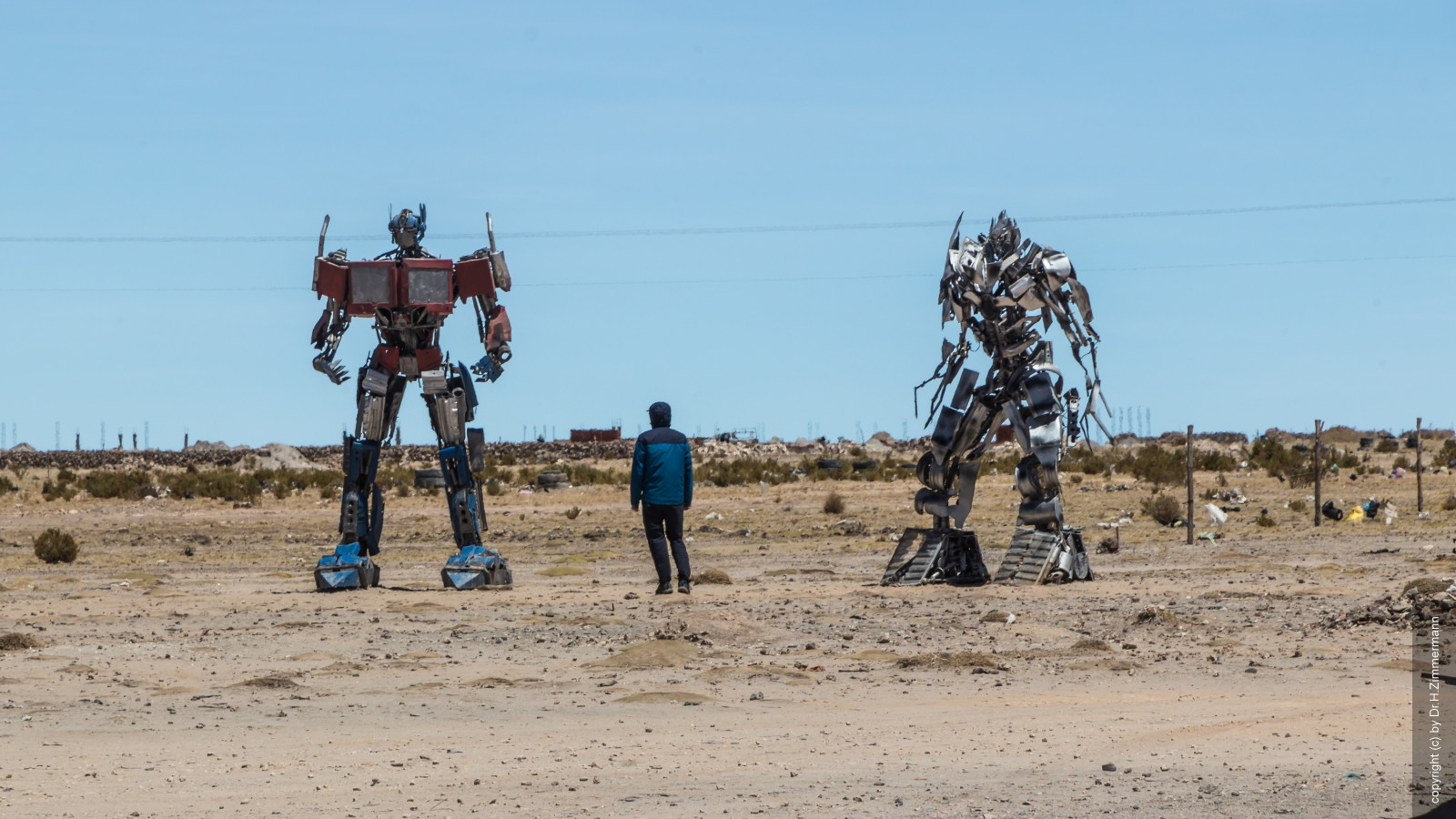 Bolivien - Colchani, Eisenbahn-Friedhof