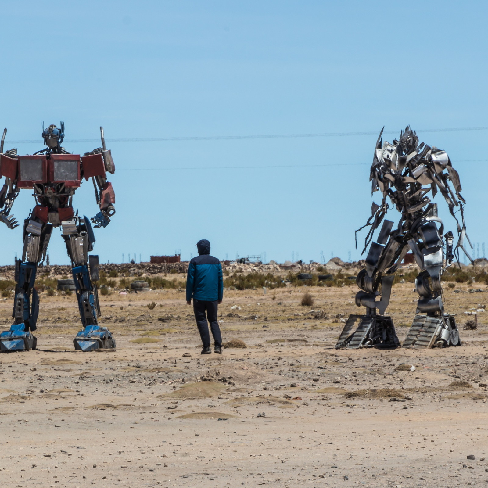 Bolivien - Colchani, Eisenbahn-Friedhof