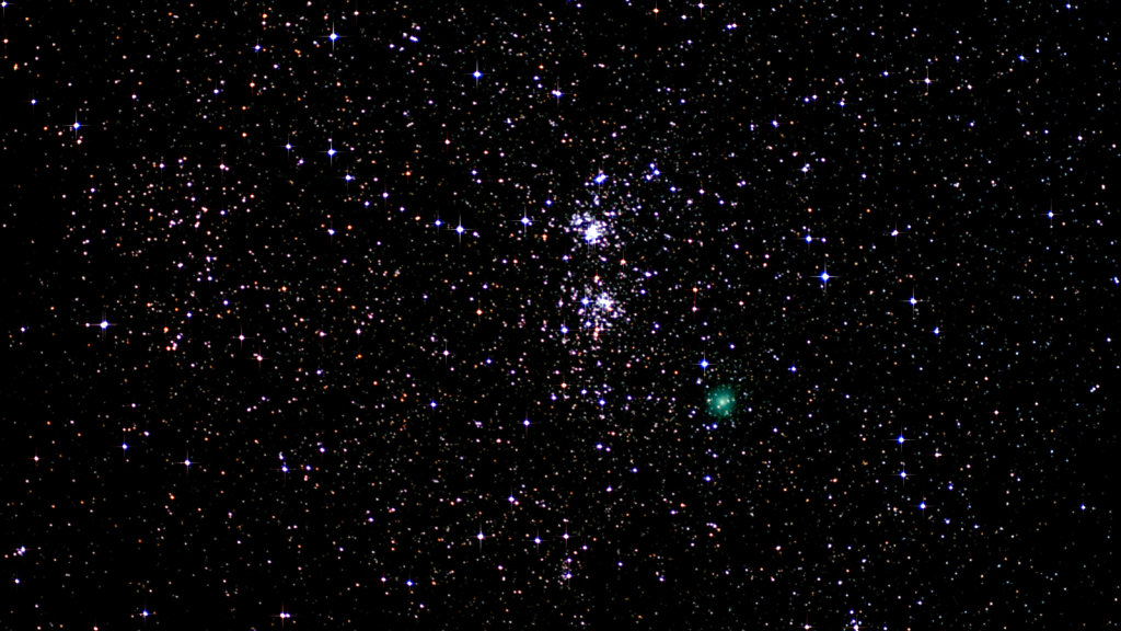 h & chi Double-Cluster in constellation Perseus