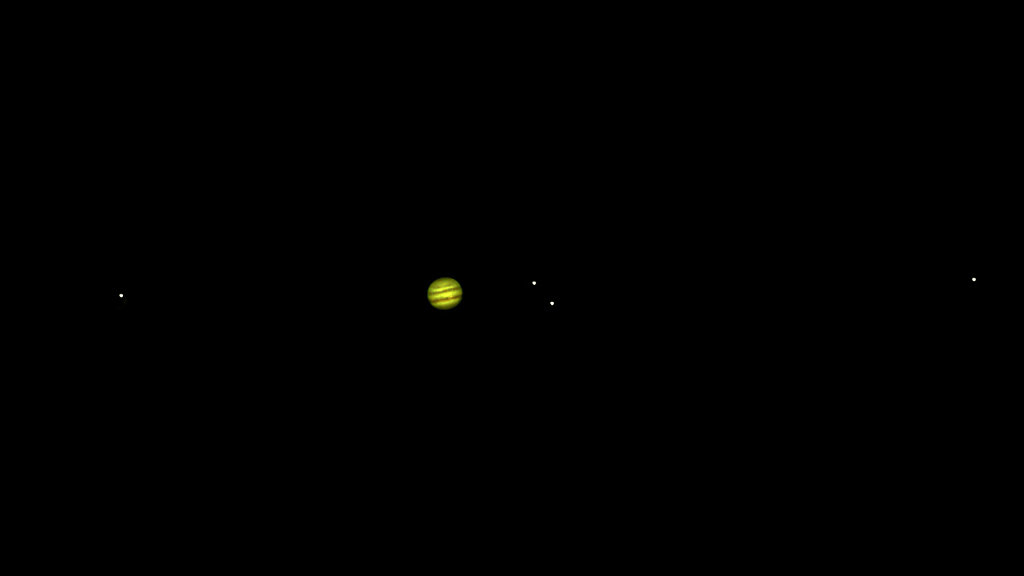 Jupiter with 4 Moons